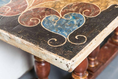 Unusual, Early 19th Century, Italian, Painted Table