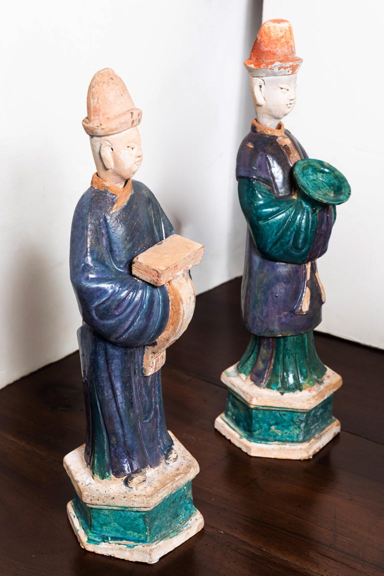 Rare, Ming-Dynasty, Terracotta Figural Procession