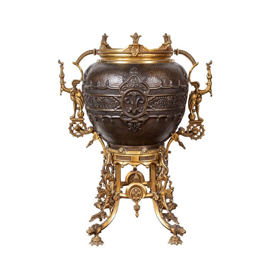 19th Century, Mounted French Urn