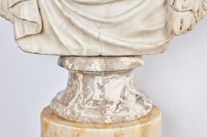 Roman Marble Bust of Emperor