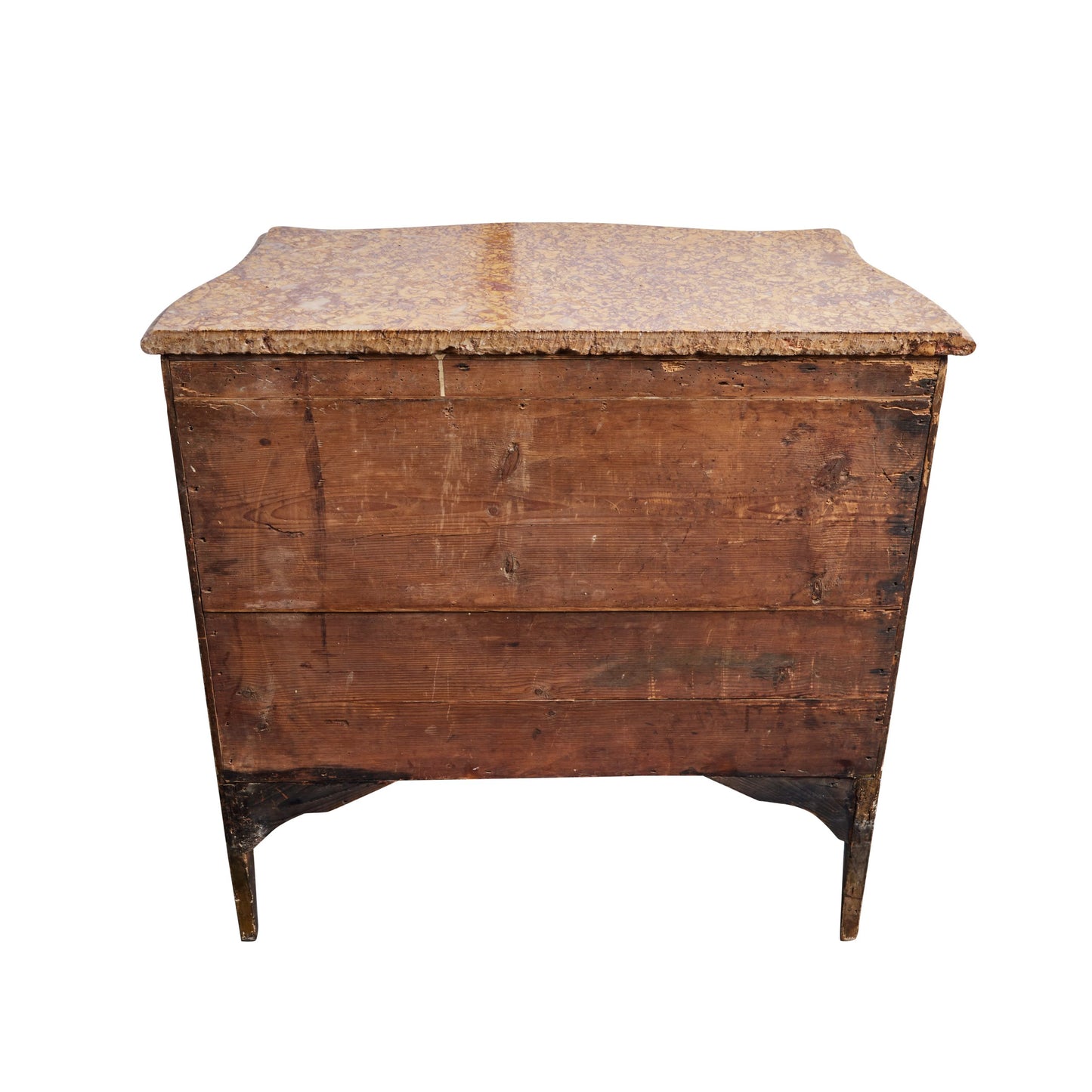 18th Century Genoese Painted Commode with Brocatello Marble Top
