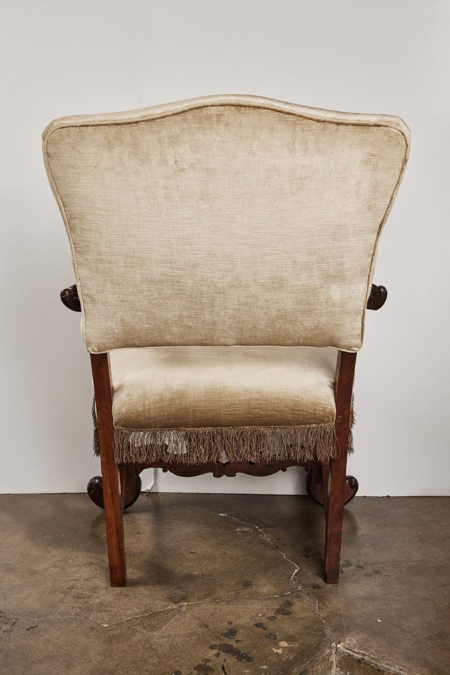 Walnut Venetian Arm Chair  "Her"