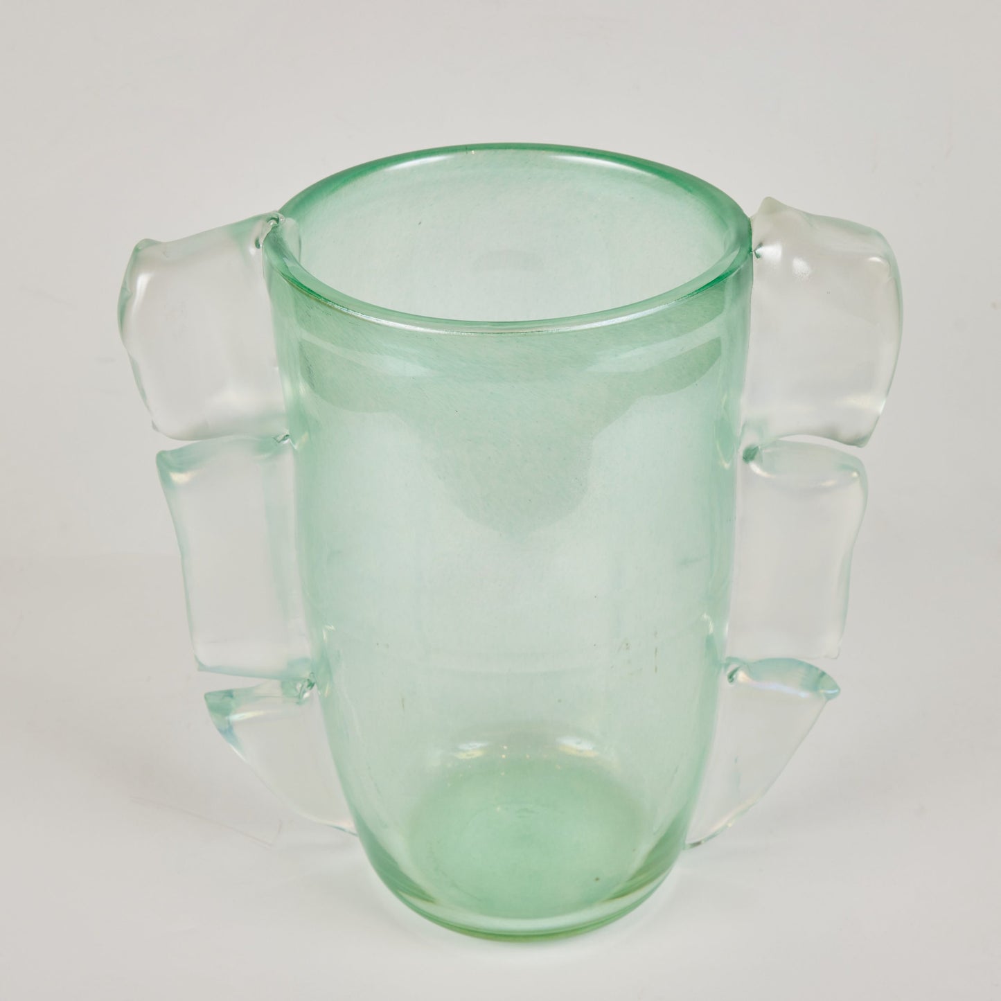 Pair Signed Murano Glass Vases