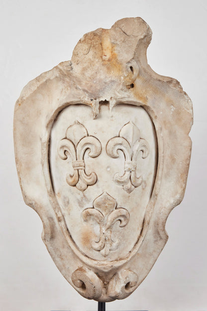16th c., Solid Marble Coat of Arms