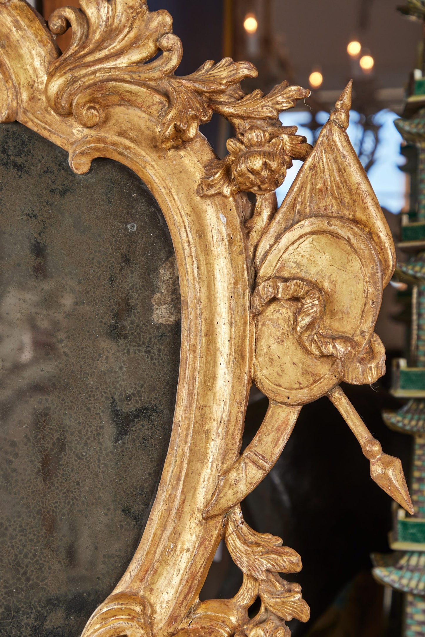 Exceptional Pair of Girandole Mirrors