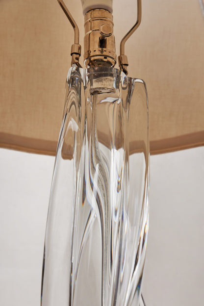 Serpentine, Crystal Table Lamp
