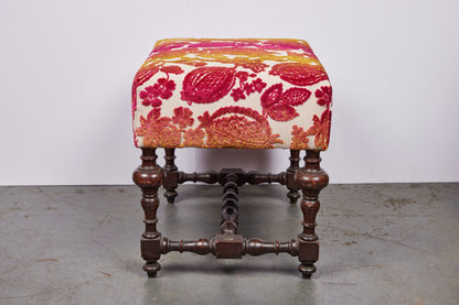 Period, Italian Bench in New Upholstery