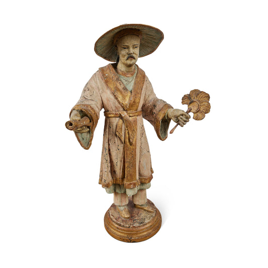 c. 1800, Carved Chinese Figure