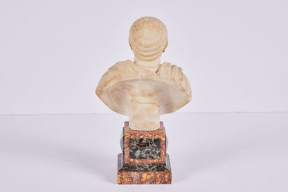 Petite Marble Bust of Roman Leader