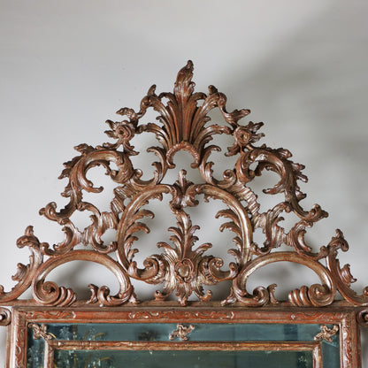 Silver Gilded Venetian Mirror