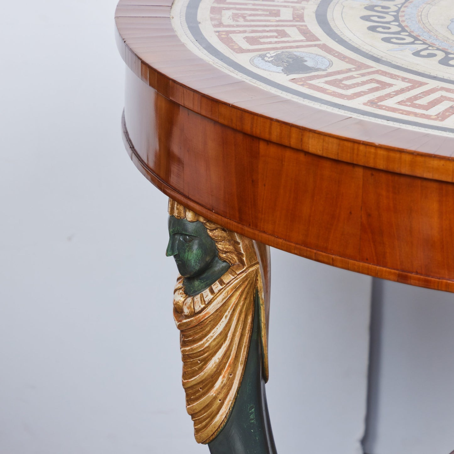 Pair Inset Scagliola Tables