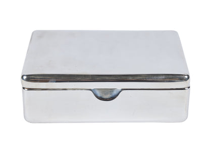 Deco Solid Silver Box