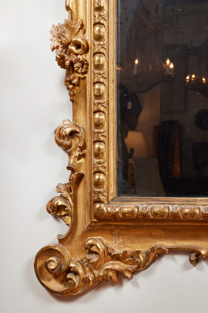 Large, Mid-19th Century Giltwood Mirror