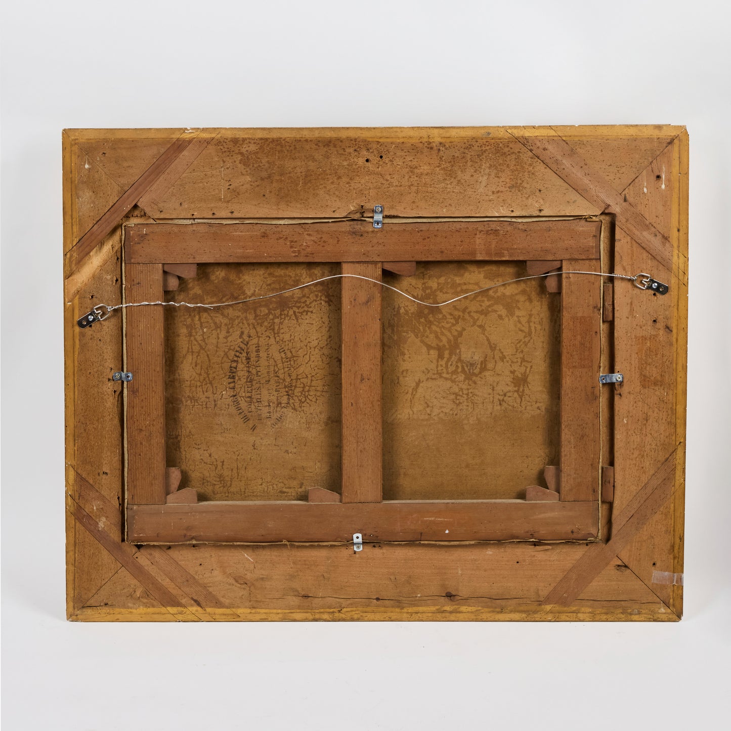 20th Century Landscape Oil on Canvas by Edouard Masson – French Impressionist Painting in Gilt-Wood Frame