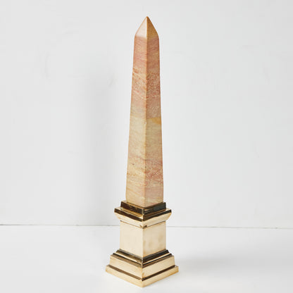 Marble Obelisk on Brass Mount