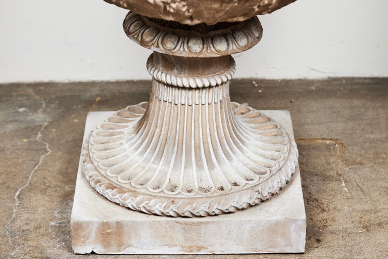 Pair of Late 19th Century Terracotta Urns – Galloway Pottery with Neptune & Mythical Sea Creatures