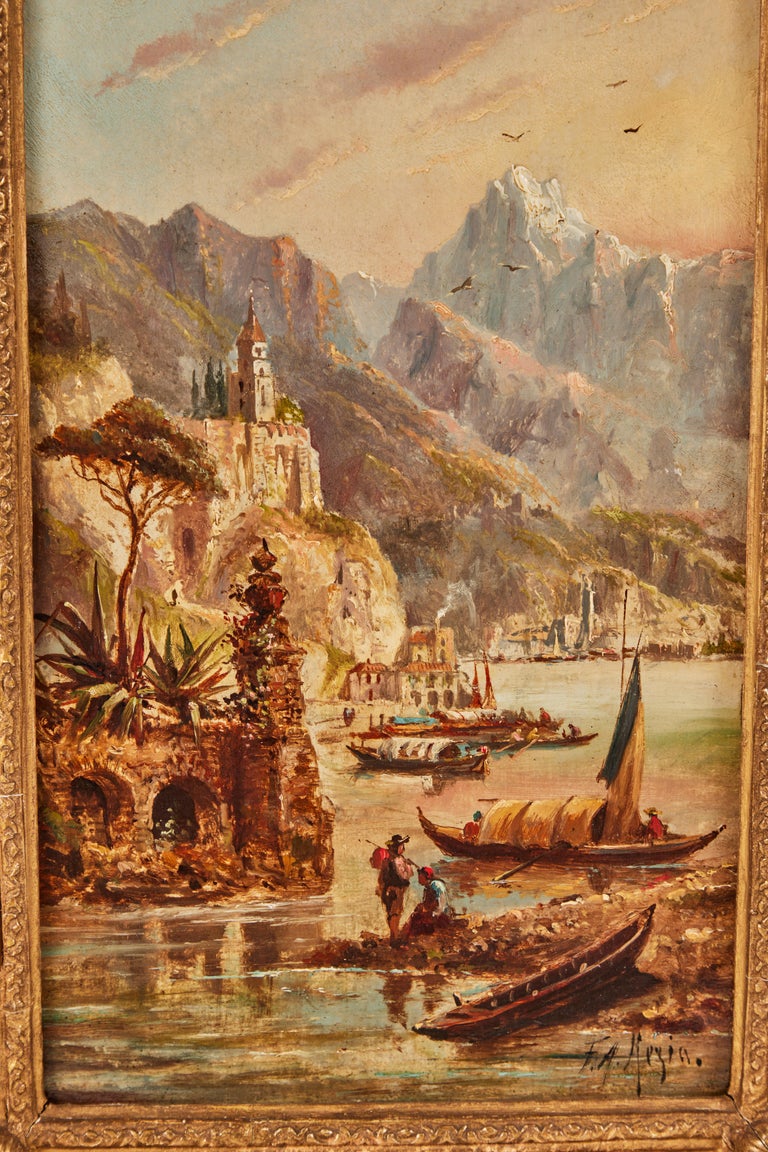 1880's, Italian Oil Paintings