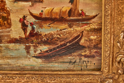 1880's, Italian Oil Paintings