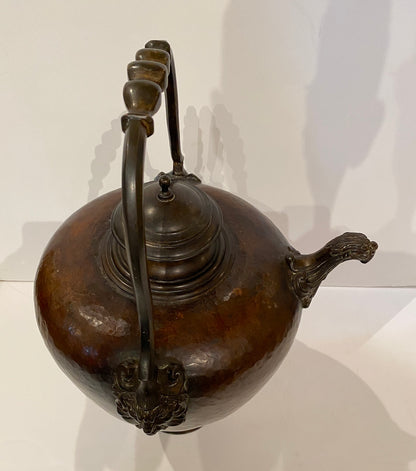 Copper and Bronze Ewer