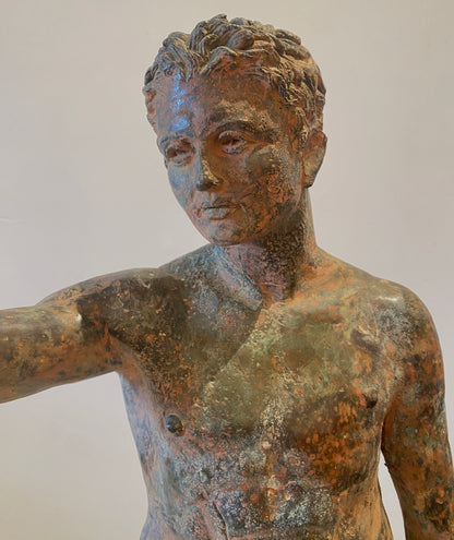 Roman Bronze of a Youth