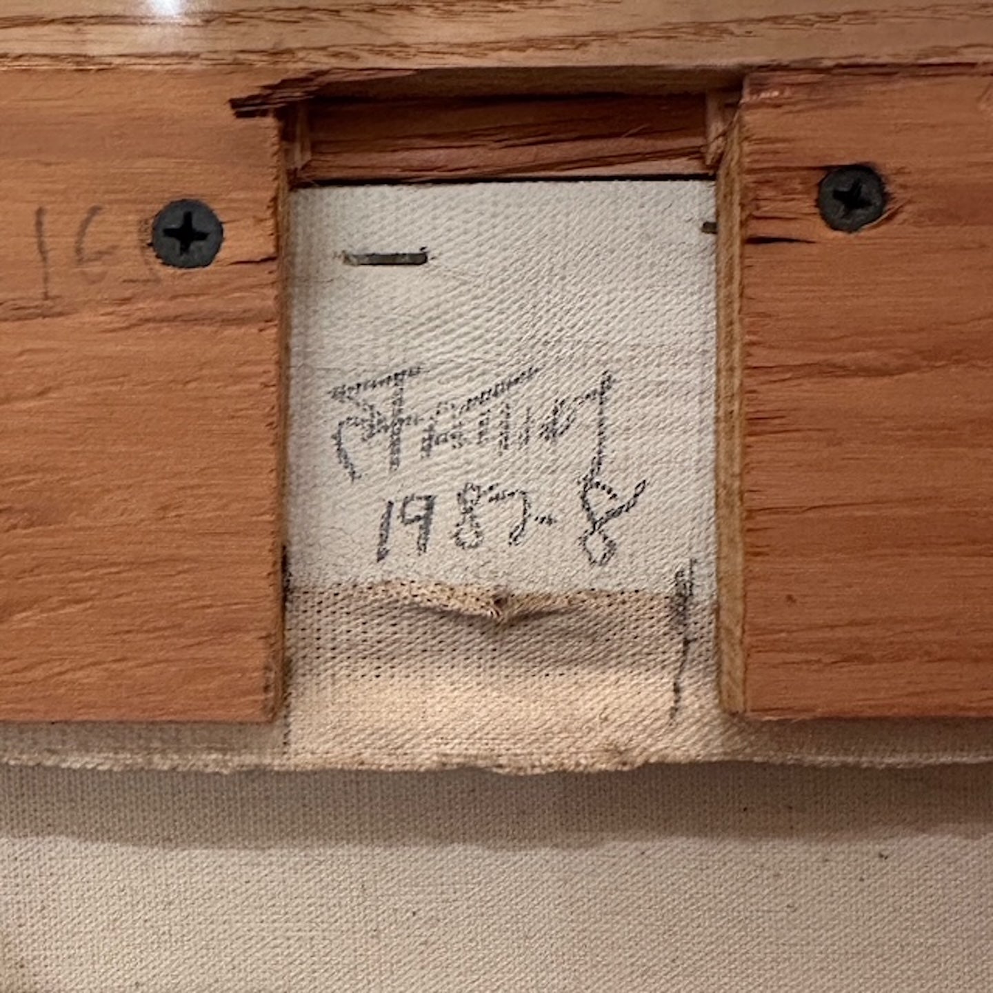 ’Infinity Field Torino Series V Number 1’’ by Theodoros Stamos – 1987–88 Original Acrylic on Canvas Framed Abstract