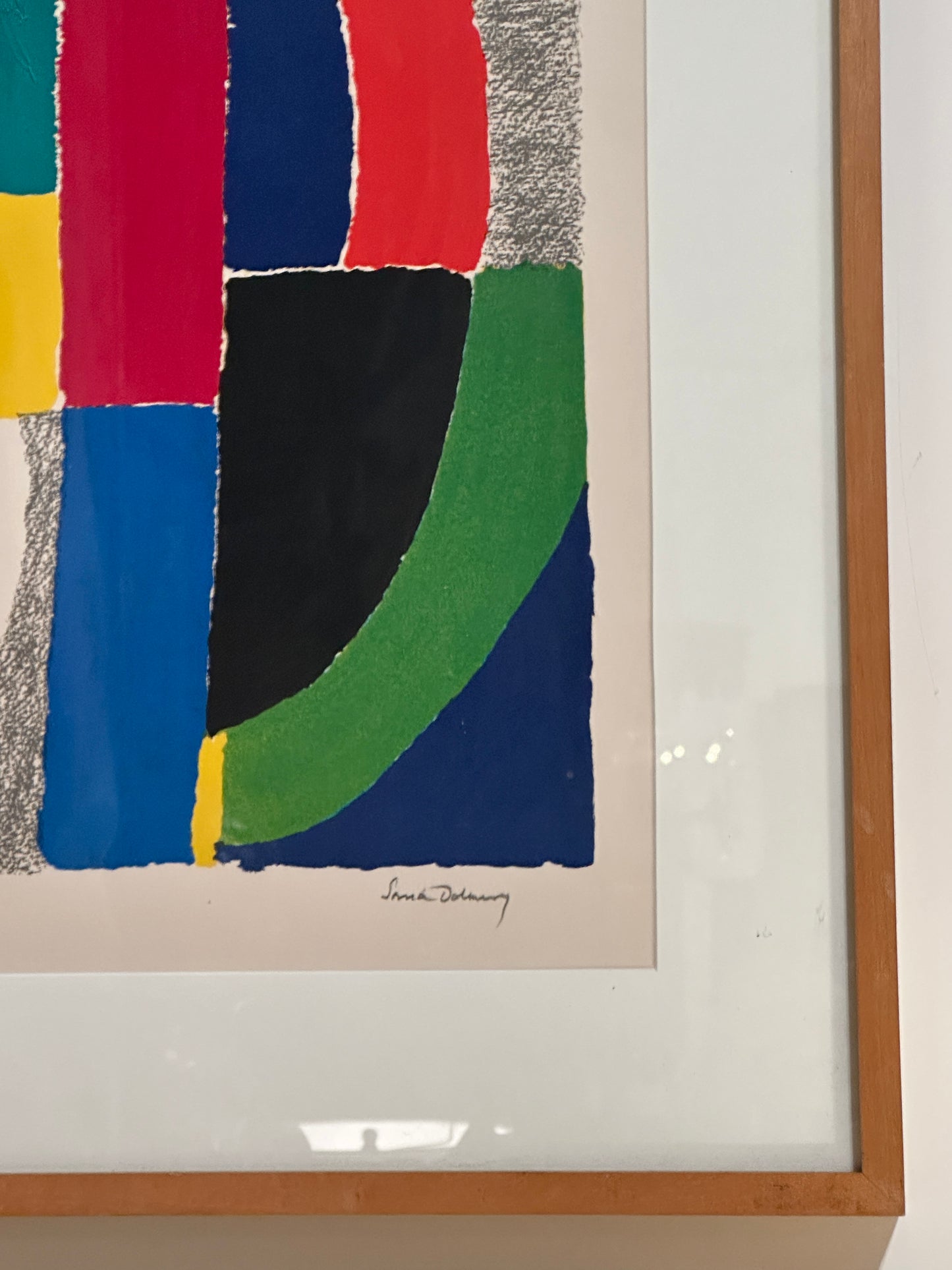 Signed, 1970's Color Etching by Sonia Delaunay