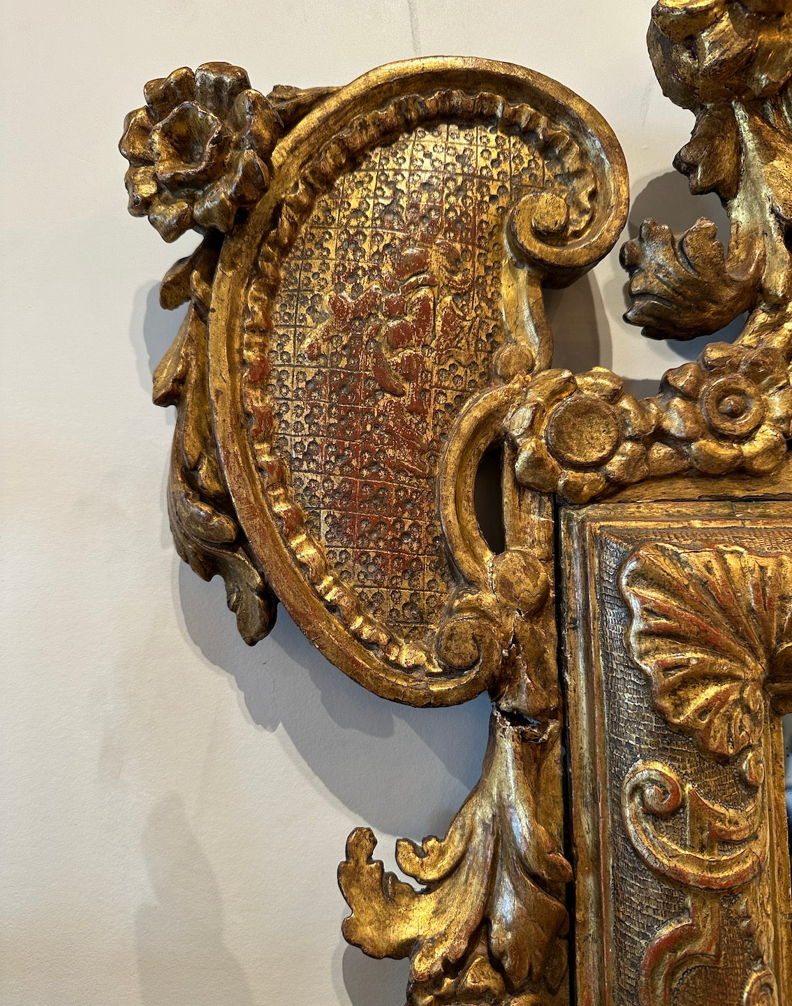 Pair of Venetian Gilded Mirrors
