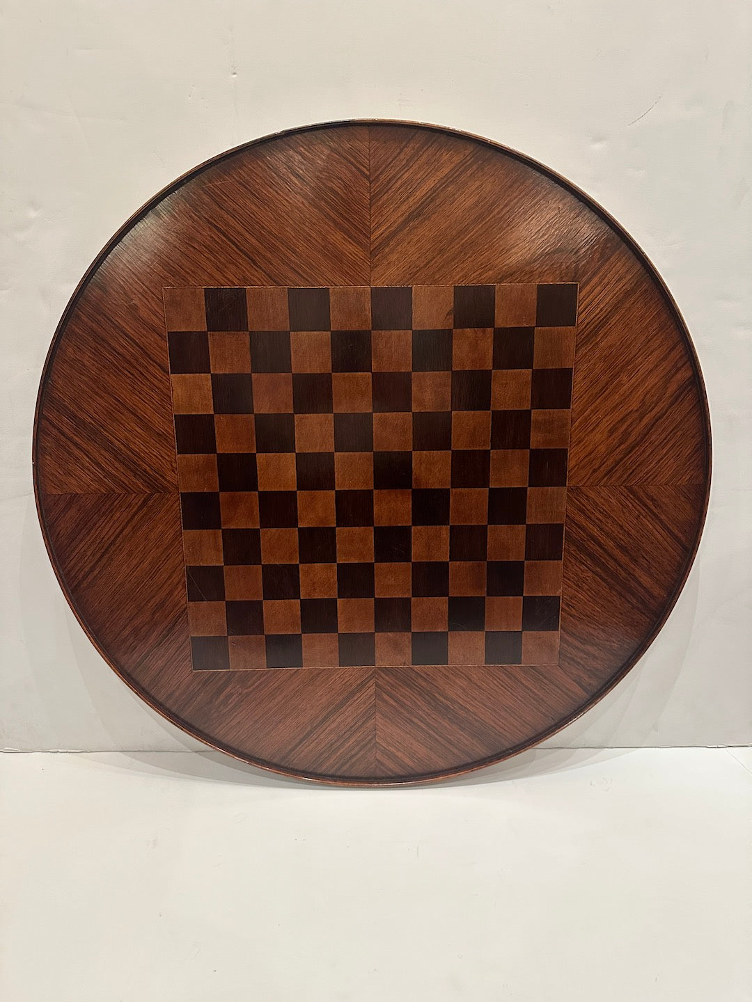 Parquetry Flip-Top Games Table