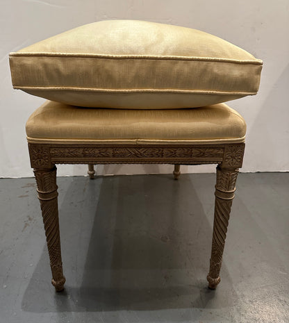 Turn-of-the-Century, French, Spiral Leg Bench