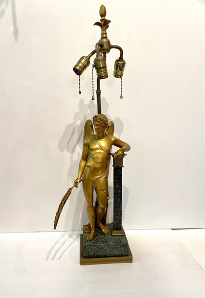 Bronze Doré Figural Lamp
