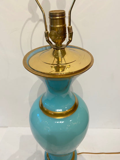 French Opaline Vase as Lamp