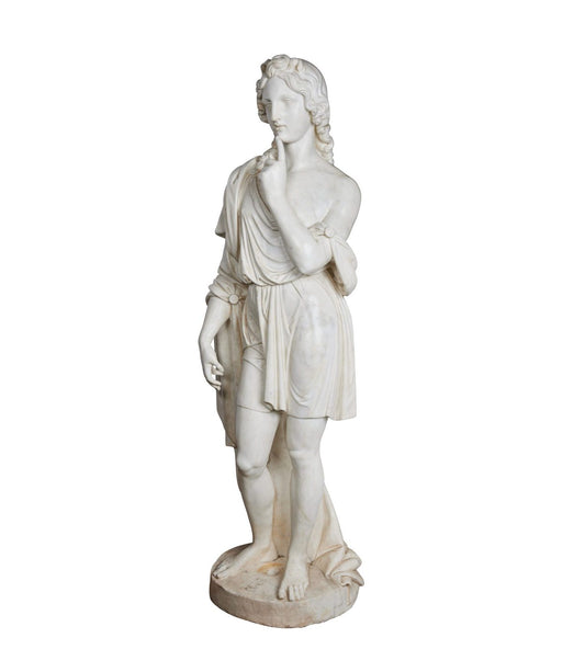Carrara Marble Roman Figure