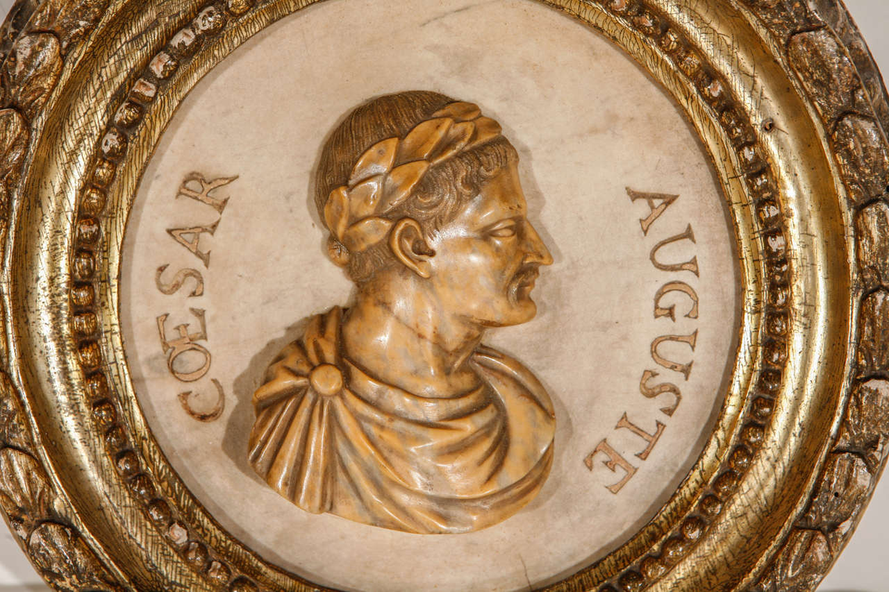 c.1900, Marble, Caesar Medallion