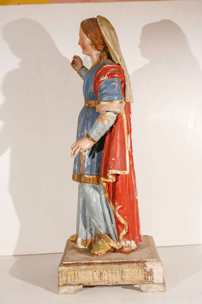 Early 18th c., Italian Santos Figure
