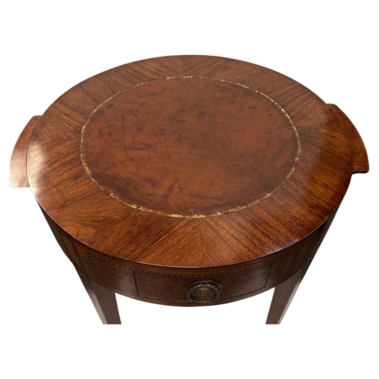Parquetry Flip-Top Games Table