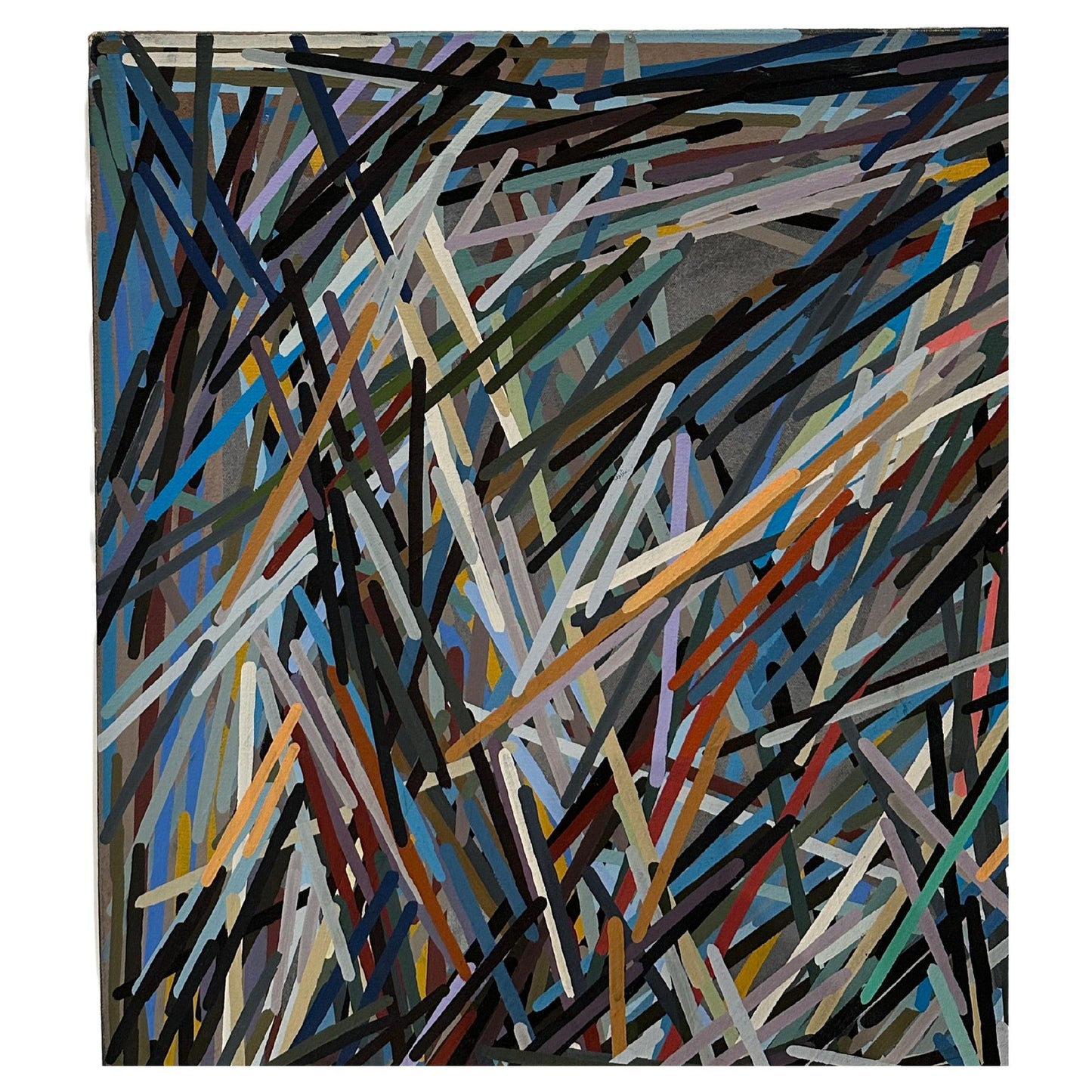 ’Clune’ by Charles Arnoldi – 1978 Signed Abstract Acrylic on Canvas Original American Modern Art