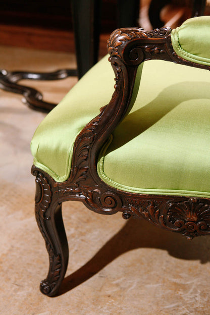 19th c., Renaissance Style, N. Italian Chairs