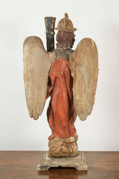 Large, 18th Century Angel Candlesticks