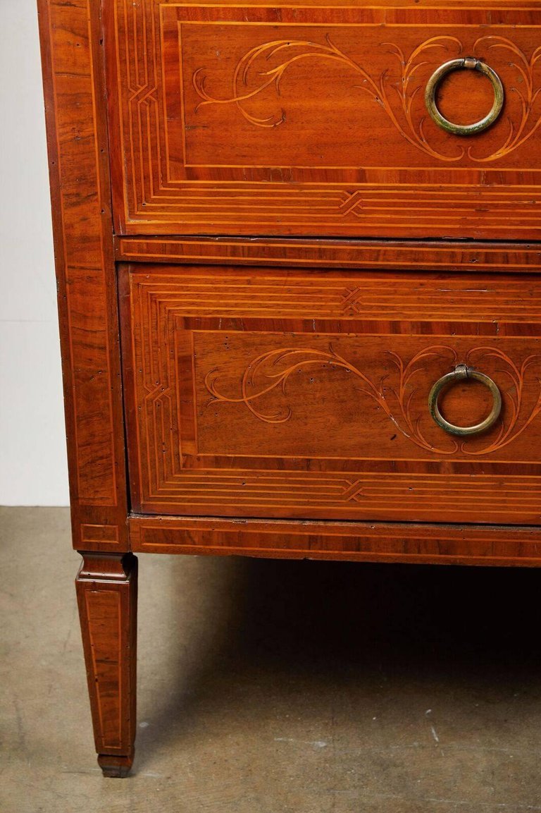 Outstanding, Mid-19th Century, Italian Inlaid Commode