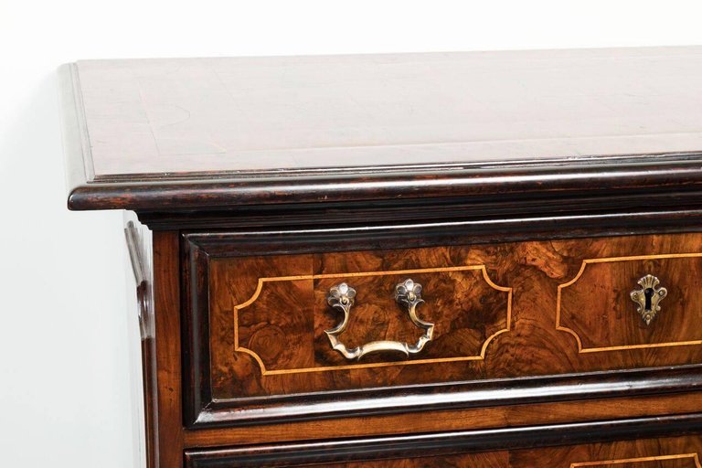 Elegantly Veneered, 19th Century Tuscan Commode