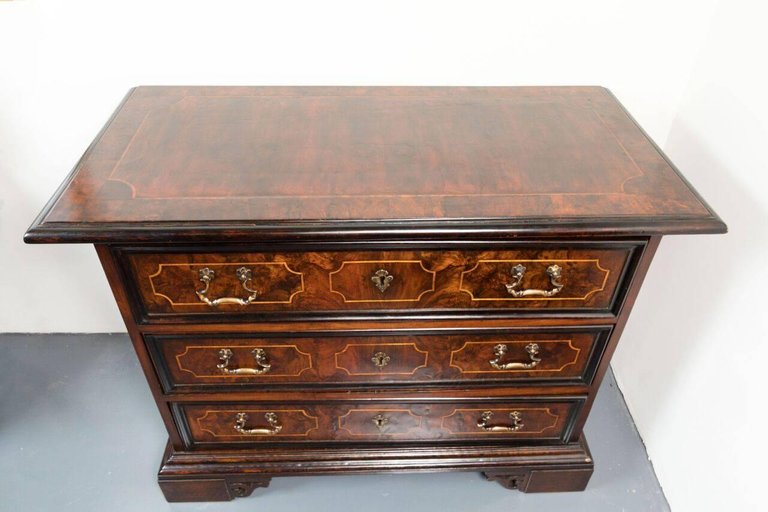 Elegantly Veneered, 19th Century Tuscan Commode