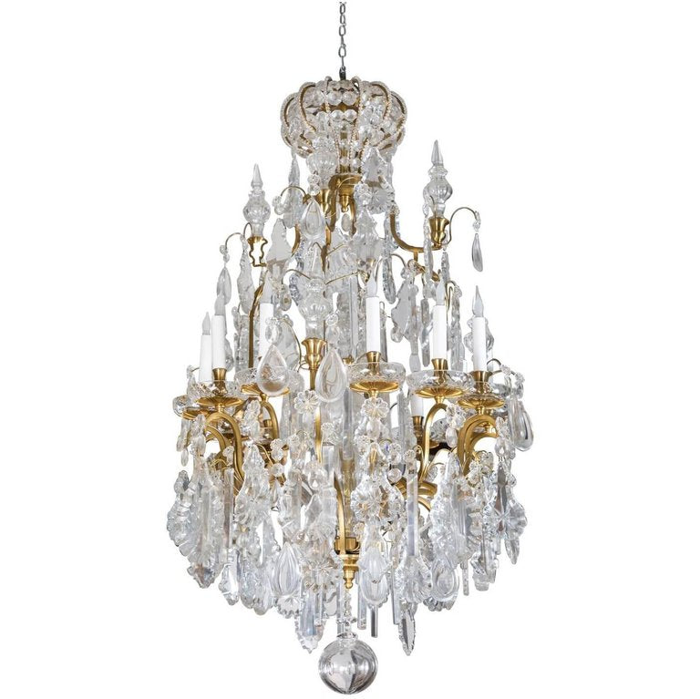 Lush, Louis XIV Style Chandelier