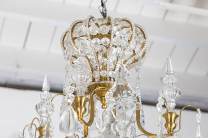 Lush, Louis XIV Style Chandelier