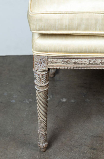 Turn-of-the-Century, French, Spiral Leg Bench