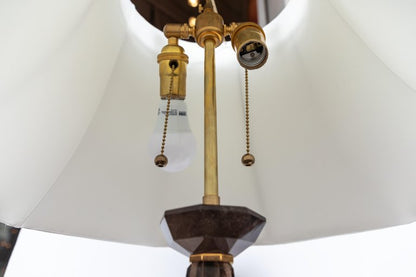 Contemporary, Smokey Quartz Table Lamps