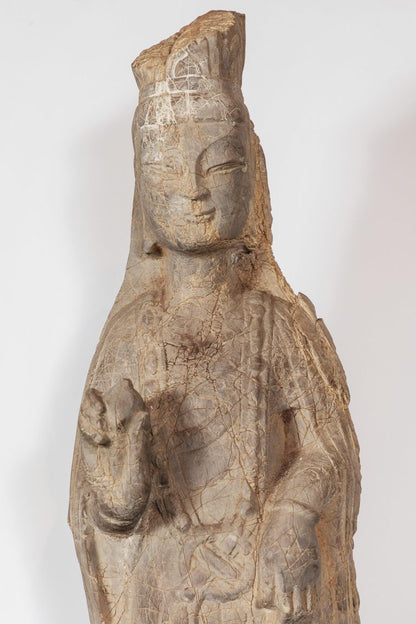 Stone Statue of Kwan Yin, circa 1900