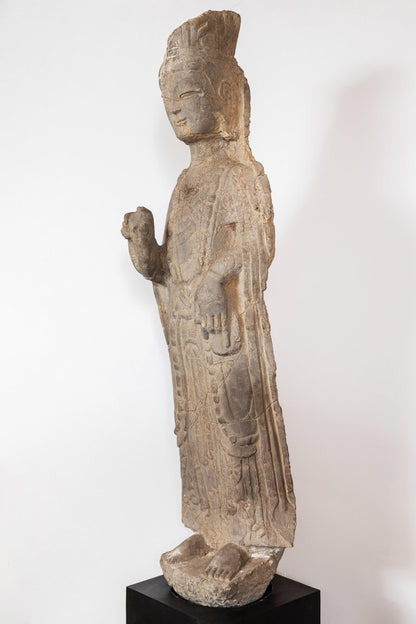 Stone Statue of Kwan Yin, circa 1900