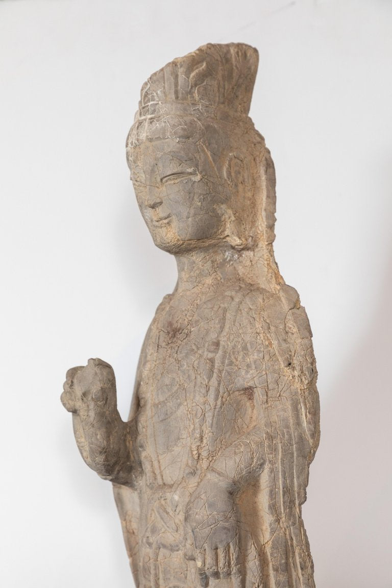 Stone Statue of Kwan Yin, circa 1900