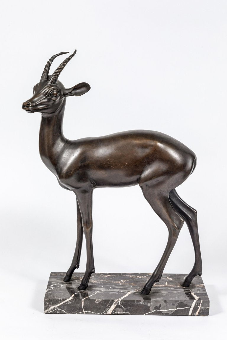 Cast Bronze Antelope, circa 1935