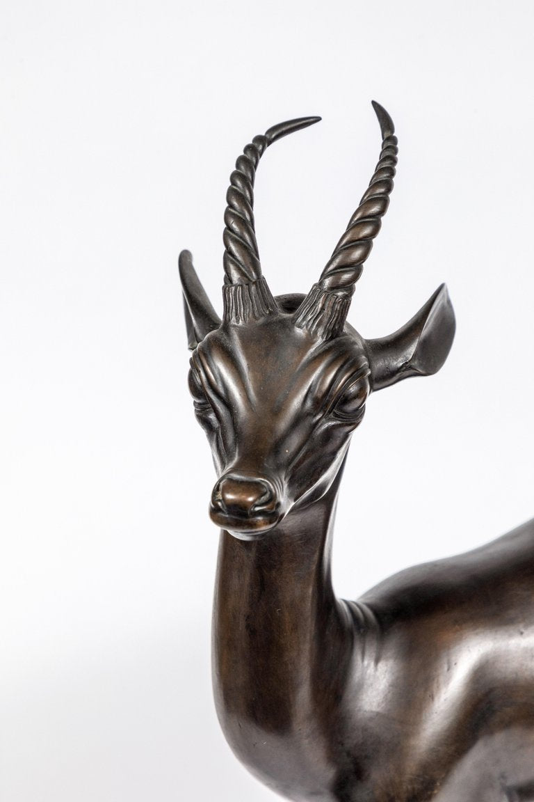 Cast Bronze Antelope, circa 1935